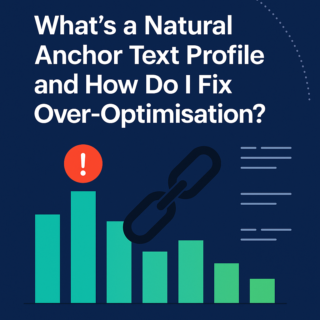 Anchor text over optimisation image